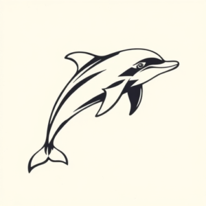 Side View Dolphin Tattoo