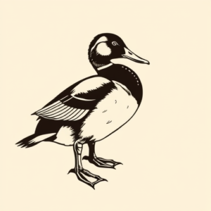 Side View Duck Tattoo