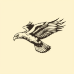 Side View Eagle Tattoo