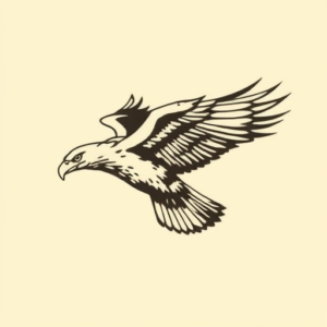 Side View Eagle Tattoo