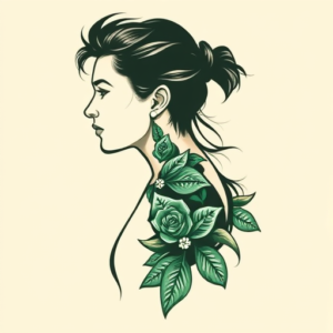 Side View Emerald Tattoo