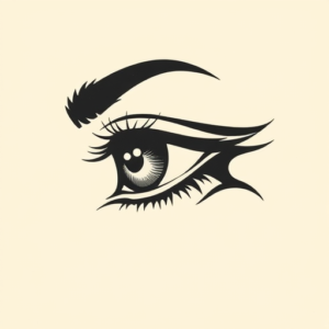 Side View Eye Tattoo