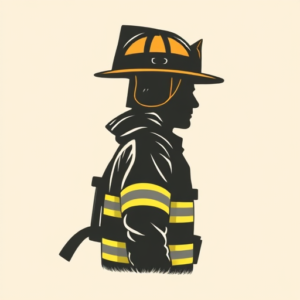 Side View Firefighter Tattoo