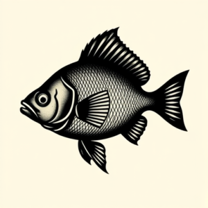 Side View Fish Tattoo