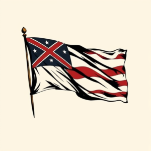 Side View Flag Tattoo