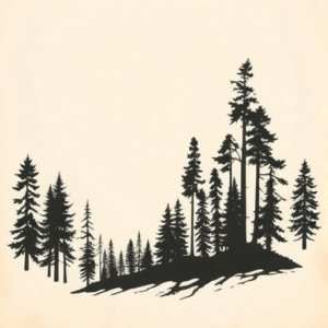 Side View Forest Tattoo