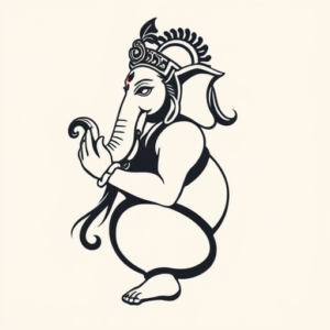 Side View Ganesha Tattoo