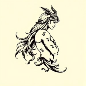 Side View Gemini Tattoo