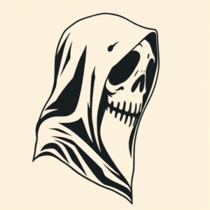 Side View Ghostface Tattoo