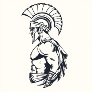 Side View Gladiator Tattoo