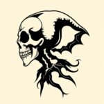 Side View Halloween Tattoo