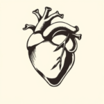 Side View Heart Tattoo