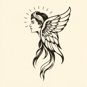 Side View Heaven Tattoo