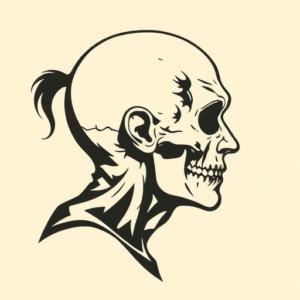 Side View Horror Tattoo