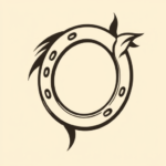 Side View Horseshoe Tattoo