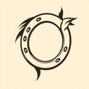 Side View Horseshoe Tattoo