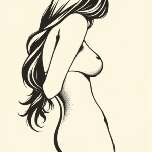 Side View Hourglass Tattoo