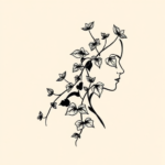 Side View Ivy Tattoo