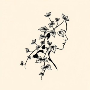 Side View Ivy Tattoo