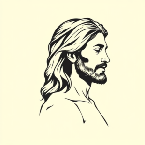 Side View Jesus Tattoo