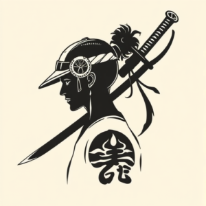 Side View Katana Tattoo