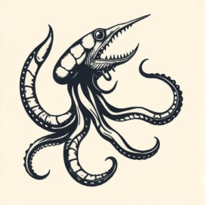 Side View Kraken Tattoo