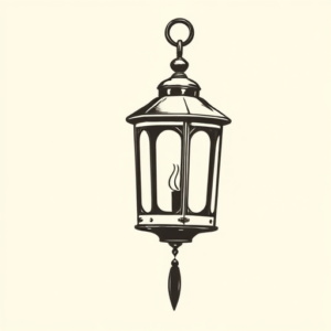 Side View Lantern Tattoo