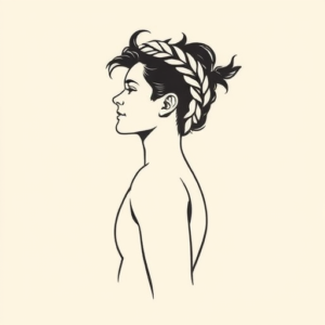 Side View Laurel Tattoo