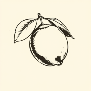 Side View Lemon Tattoo