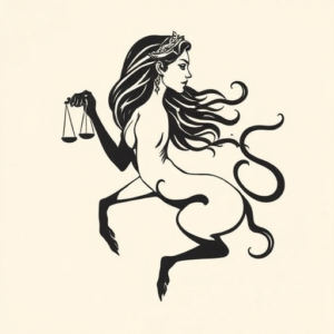 Side View Libra Tattoo