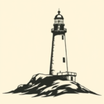 Side View Lighthouse Tattoo