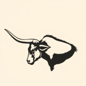 Side View Longhorn Tattoo