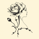 Side View Marigold Tattoo