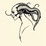 Side View Medusa Tattoo