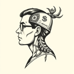 Side View Money Tattoo