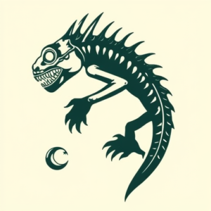 Side View Monstera Tattoo