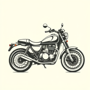 Side View Motorcycle Tattoo