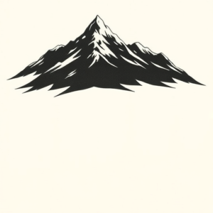 Side View Mountain Tattoo