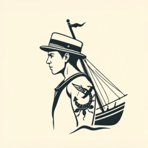Side View Nautical Tattoo