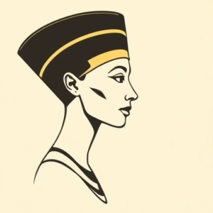 Side View Nefertiti Tattoo