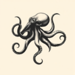 Side View Octopus Tattoo