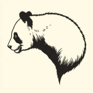 Side View Panda Tattoo