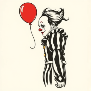 Side View Pennywise Tattoo