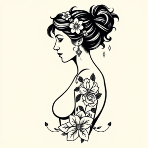 Side View Persephone Tattoo