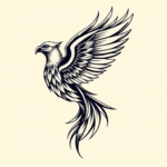 Side View Phoenix Tattoo