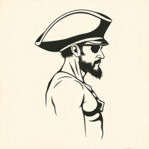 Side View Pirate Tattoo