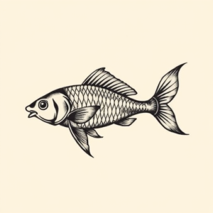 Side View Pisces Tattoo