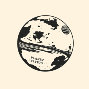 Side View Planet Tattoo