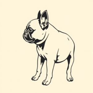 Side View Pug Tattoo
