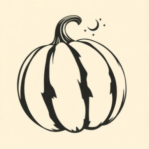 Side View Pumpkin Tattoo